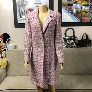 🌺NWT ST. JOHN ELECTRIC PINK MULTI COAT SIZE 12